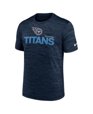 Men's Navy Tennessee Titans Blitz Velocity Modern Performance T-Shirt