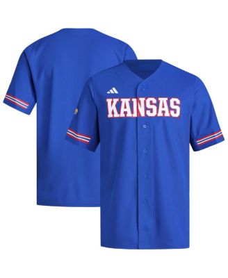 adidas - Men's Royal Kansas Jayhawks Replica Baseball Jersey
