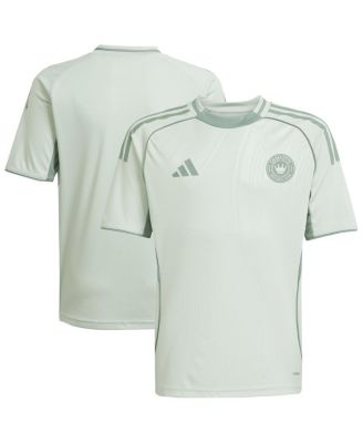 adidas - Big Boys and Girls Light Green Charlotte FC 2025 One Planet Pre-Match Jersey