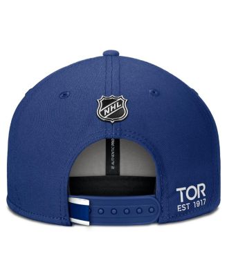 Men's Blue Toronto Maple Leaf's Authentic Pro Prime Snapback Hat