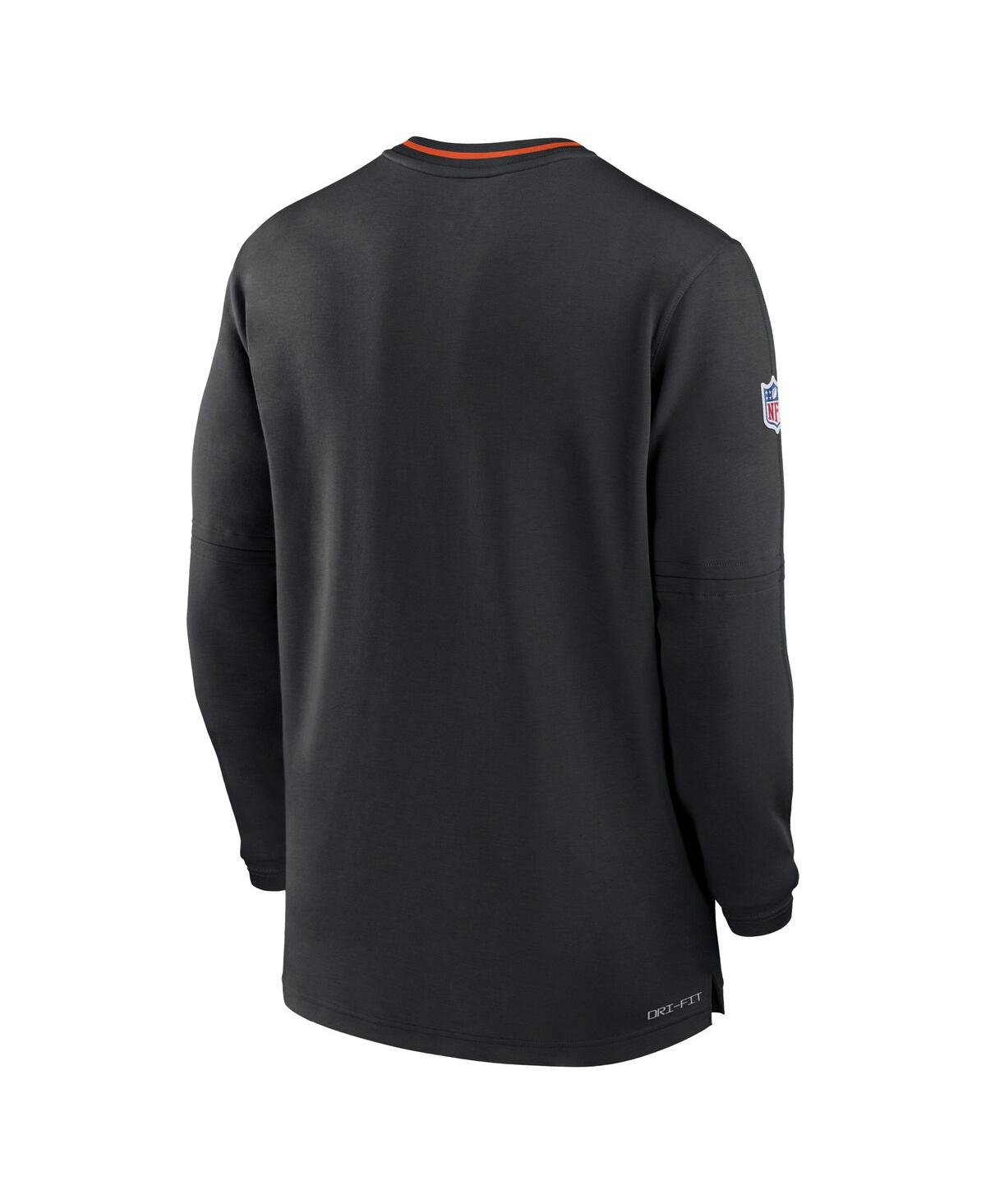 Nike Men's Black Cincinnati Bengals Coach Half-zip Sweatshirt In Black