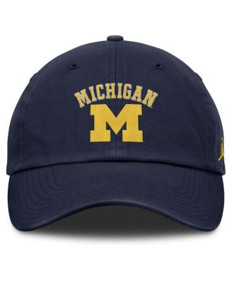 Men's Navy Michigan Wolverines Club Adjustable Hat
