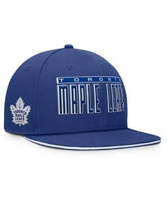 Men's Blue Toronto Maple Leaf's Fundamental Gino Stack Snapback Hat