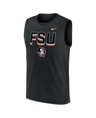 Men's Black Florida State Seminoles Primetime Tricode Legend Performance Tank Top