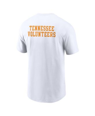 Men's White Tennessee Volunteers 2-Hit Stacked T-Shirt