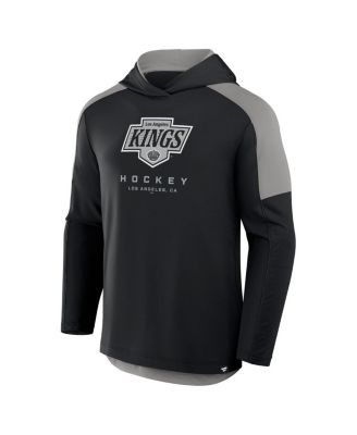 Men's Black Los Angeles Kings Meta Game Transitional Pullover Hoodie