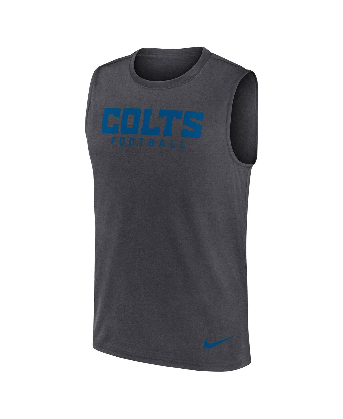Nike Men's Charcoal Atlanta Falcons Primetime Legend Performance Muscle Tank Top In Gray