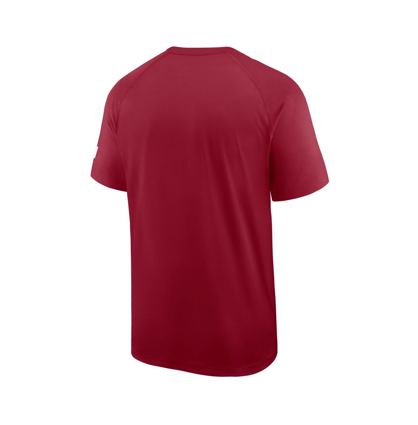 Мужская футболка Nike Crimson Oklahoma Sooners Ready Raglan Premium Performance — фото 2
