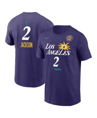 Nike - Men's Rickea Jackson Purple Los Angeles Sparks Explorer Edition Name Number T-Shirt