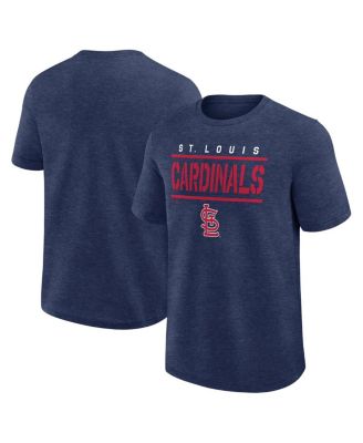 Fanatics - Men's Heather Navy St. Louis Cardinals Top Notch T-Shirt