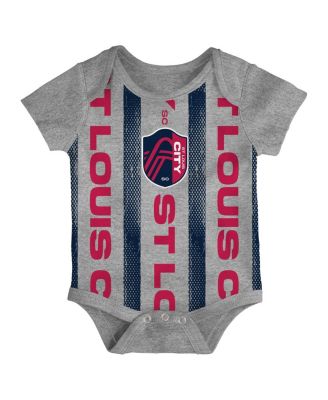 Newborn 3-Pack St. Louis City SC Loyal Buddies Bodysuit Set