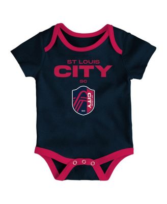 Newborn 3-Pack St. Louis City SC Loyal Buddies Bodysuit Set