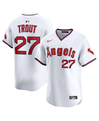 Nike - Men's Mike Trout White Los Angeles Angels Alternate Limited Jersey