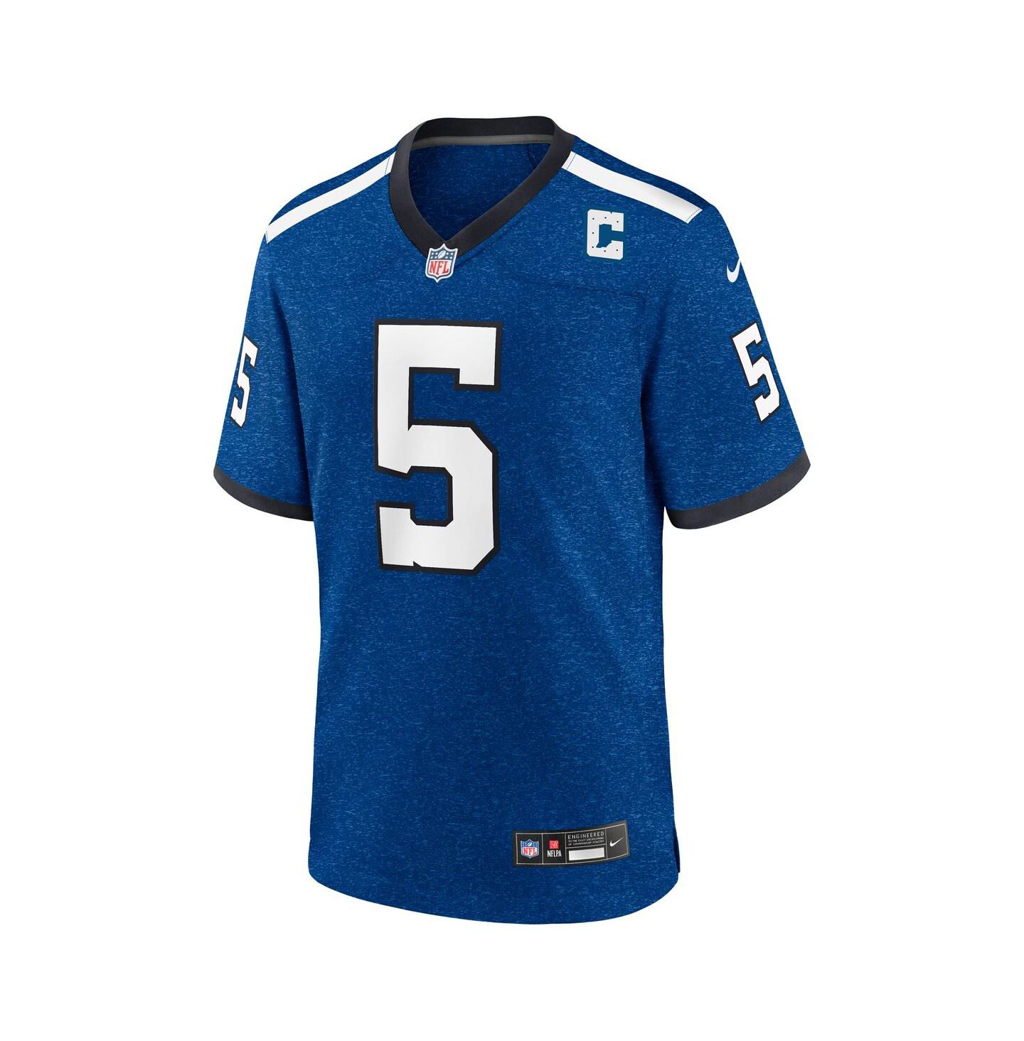 Мужской топ Nike Anthony Richardson Sr. Royal Indianapolis Colts Alternate Indiana Nights Game Jersey — фото 2