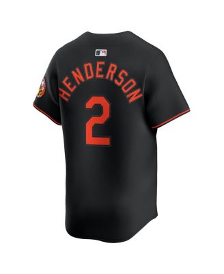 Men's Gunnar Henderson Black Baltimore Orioles Alternate Limited Player Jersey