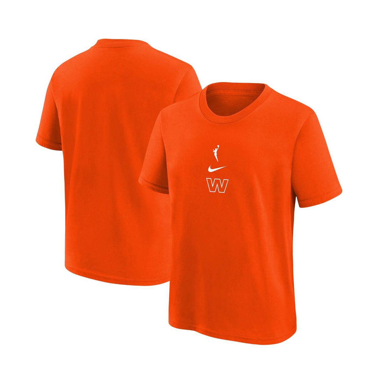 Детская футболка Nike Brilliant Orange WNBA Essential Logo — фото 1