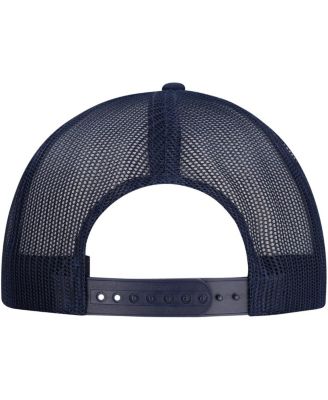 Men's Navy Corona A-Frame Floral Trucker Adjustable Hat