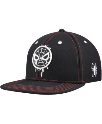 Lids - Big Boys and Girls Black Spider-Man Glow-in-the-Dark Snapback Hat