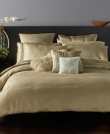 Donna Karan Home Reflection Gold Dust Full Queen Duvet Cover