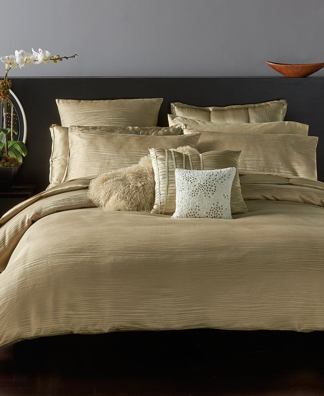 Donna Karan Home Reflection Gold Dust Full/Queen Duvet ...