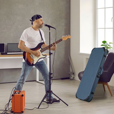 Electric Guitar Hard Case for Stratocaster ST Tele Guitar Hard Shell Lockable