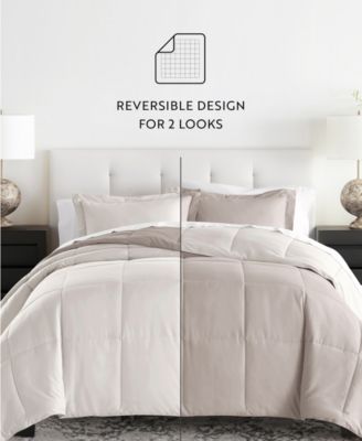 All Season Lightweight Down Alternative Reversible 2-Pc. Comforter Set, Twin/Twin XL