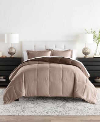 All Season Lightweight Down Alternative Reversible 3-Pc. Comforter Set, King/California King