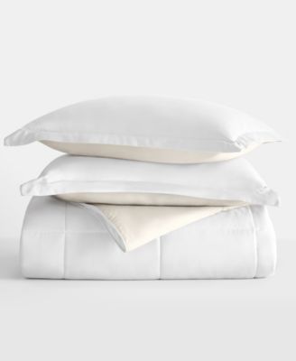 All Season Lightweight Down Alternative Reversible 3-Pc. Comforter Set, Full/Queen