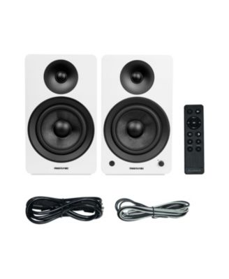 Ai61 Powered 2-Way 2.0 Stereo with 6.5-Inch Drivers 120W Amp for Turntable TV PC Bluetooth Speakers