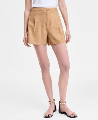 Women's Linen-Blend Shorts, Exclusively at Macy's