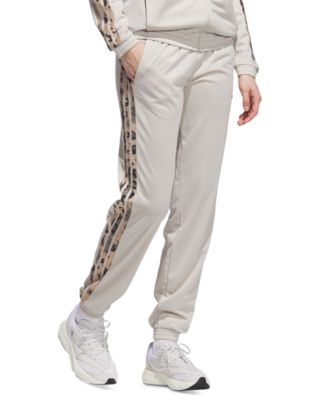 Women's Animal-Print 3-Stripes Tricot Pants