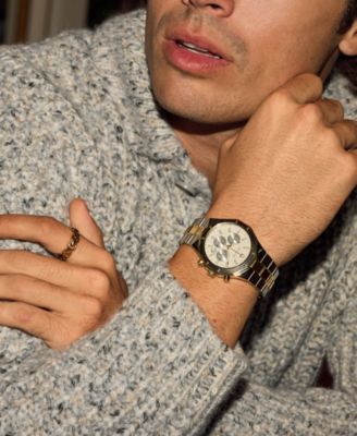 Men's Prestige Chronograph Two-Tone Stainless Steel Bracelet Watch 40mm