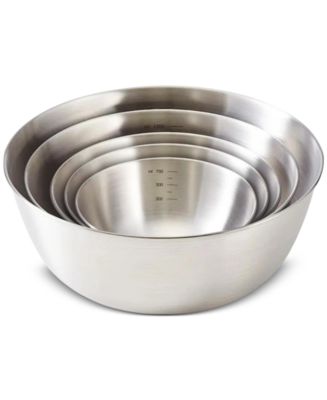 Art & Cook 5-Piece Nesting Stainless Steel Bowl Set - Macy's