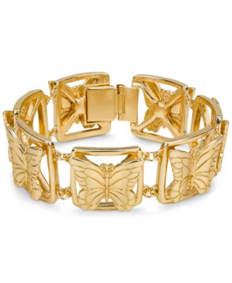 Patricia Nash - Gold-Tone Butterfly Link Bracelet