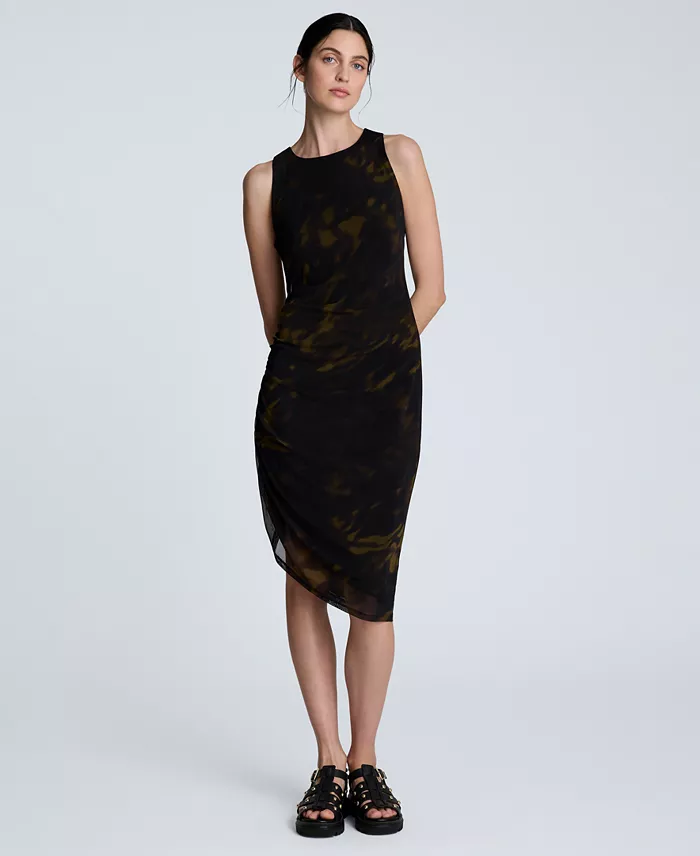 Women's Sandra Side-Ruched Asymmetric Tank Dress