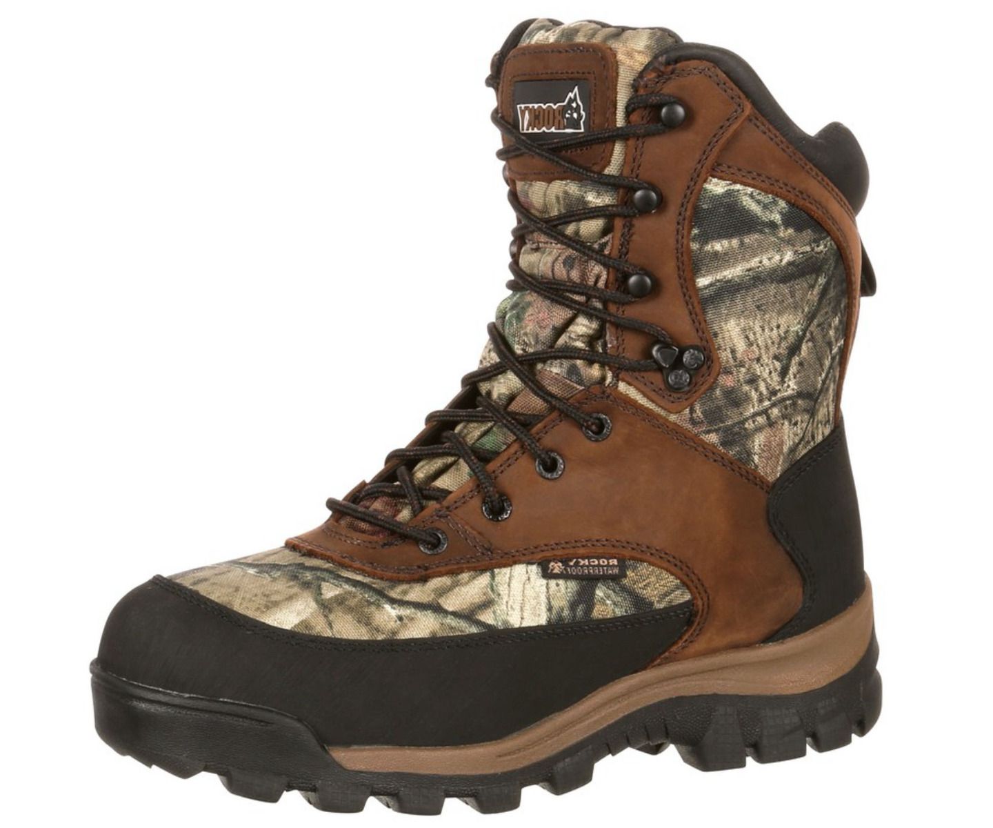 Мужские ботинки ROCKY Core Waterproof 800G Insulated Outdoor Boot, цвет: Коричневый — фото 7