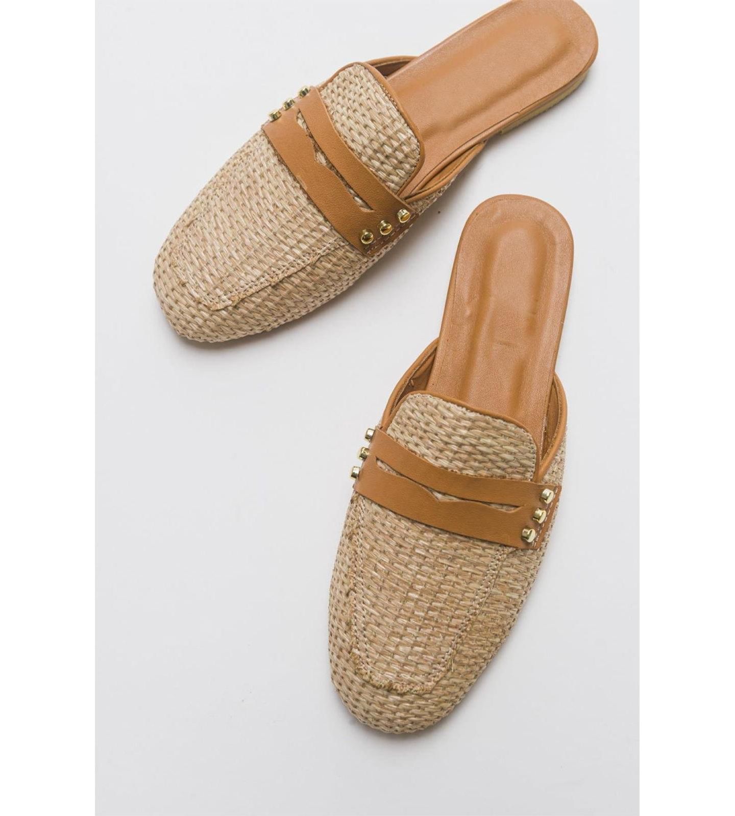 Женские сабо Forever & Always Shoes Patrizia Leather (Women), цвет: Бежевый кожаный — фото 2
