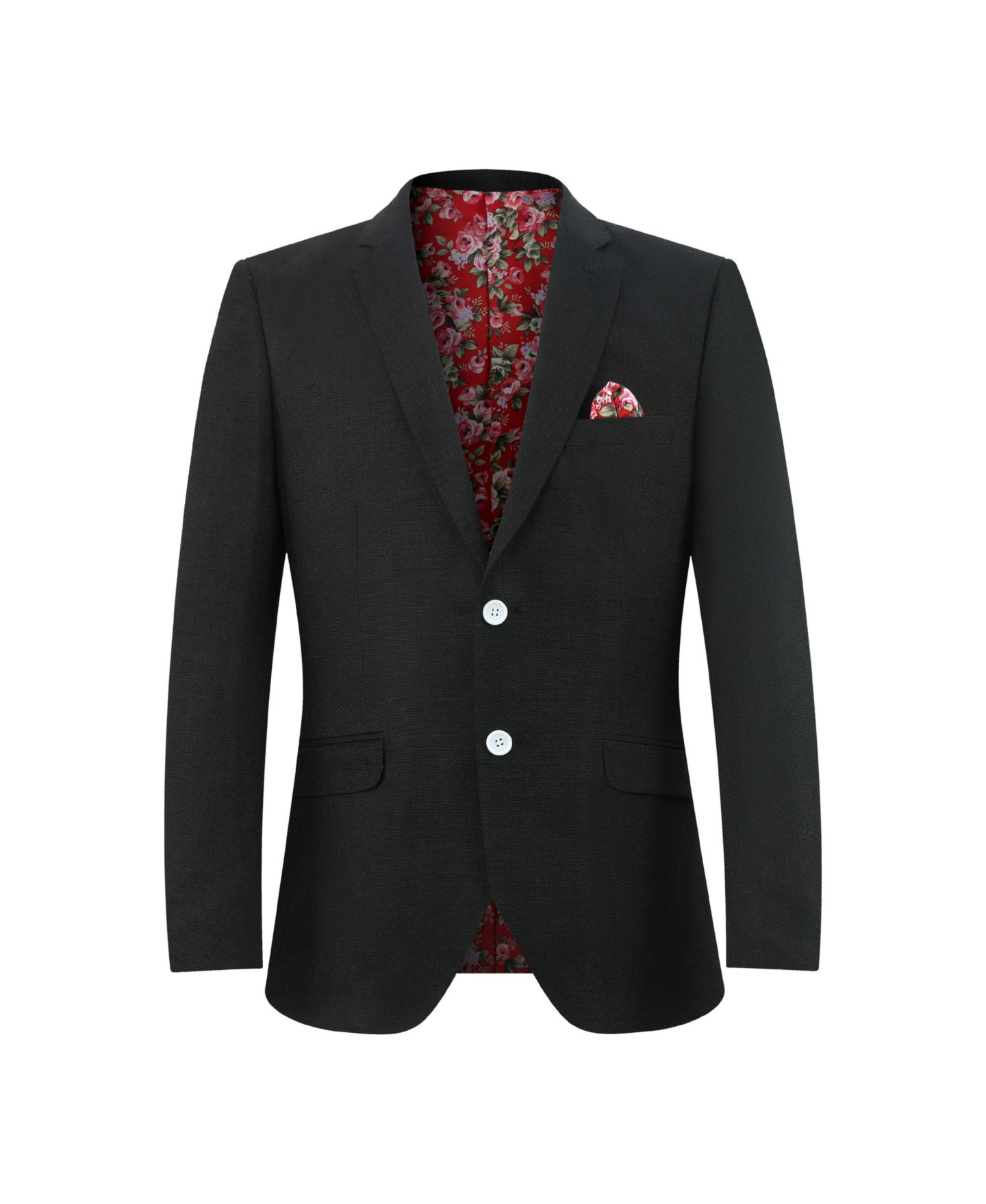 Куртка Elie Balleh Black Slim Fit Clasic Melange Jacket для мальчиков, цвет: Чёрный — фото 1
