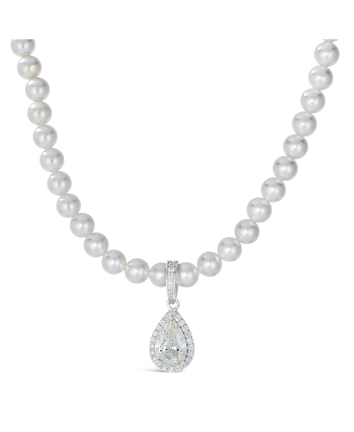 Princess Di Champagne Pearl Necklace - Champagne