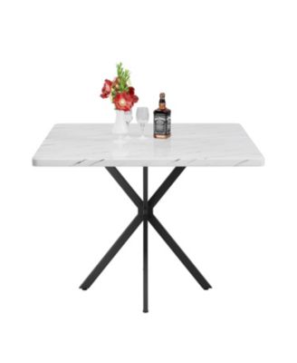 Streamdale Modern Square Dining Table (4-6 Person) for Kitchen/Dining Room/Office