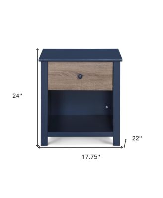 1-Drawer Nightstand – Modern Bedside Table with Storage Drawer