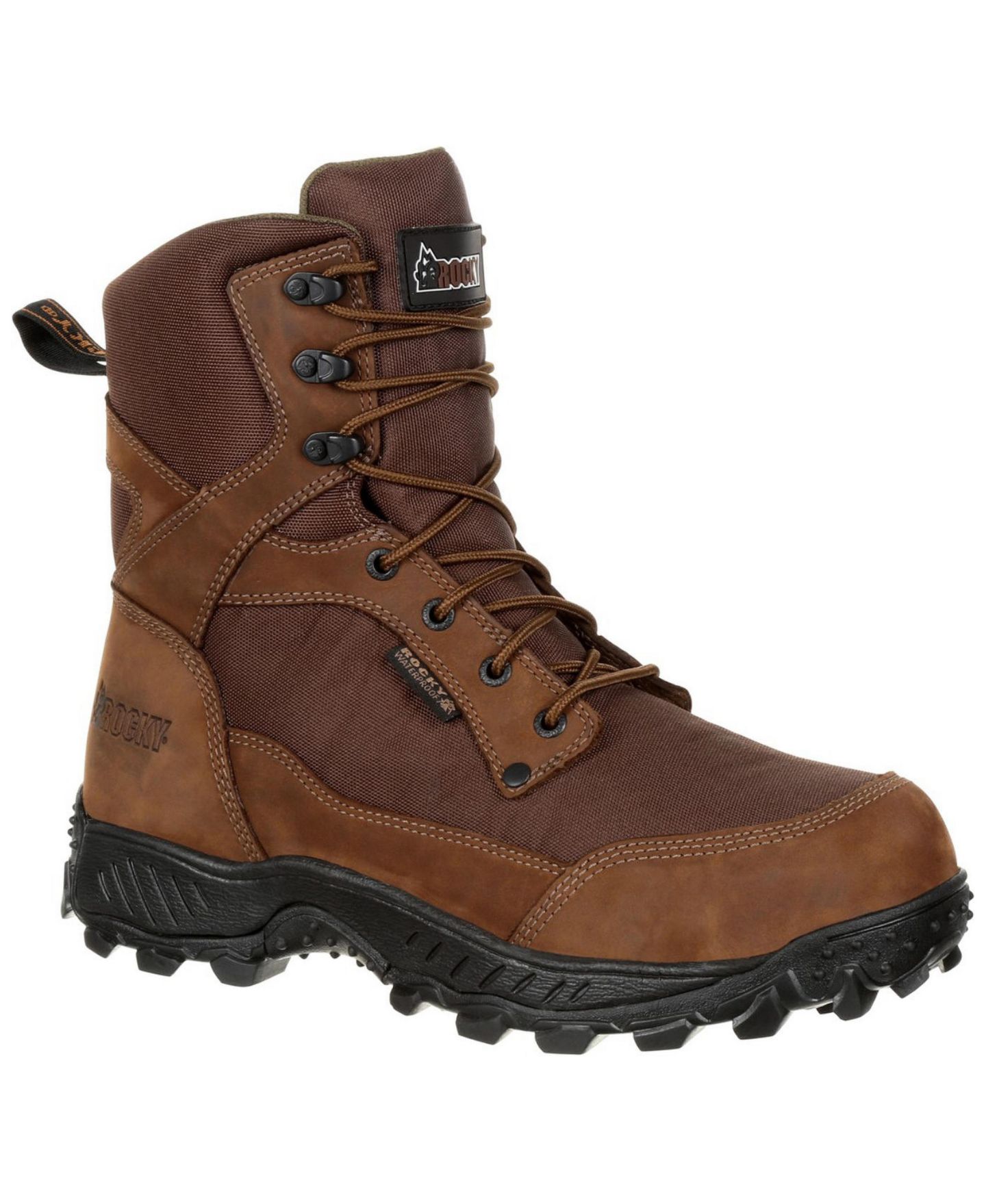 Мужские ботинки ROCKY Ridgetop 600G Insulated Waterproof Outdoor Boot, цвет: Коричневый — фото 1