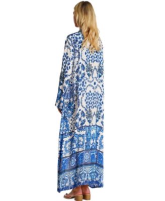 Women's Open Front Long Duster Cape