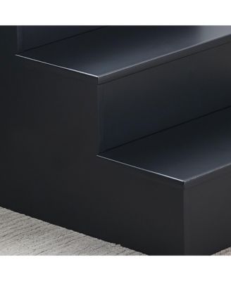 Darien 3 Step Wood Step Stool for Adults or Kids, Dog Stairs