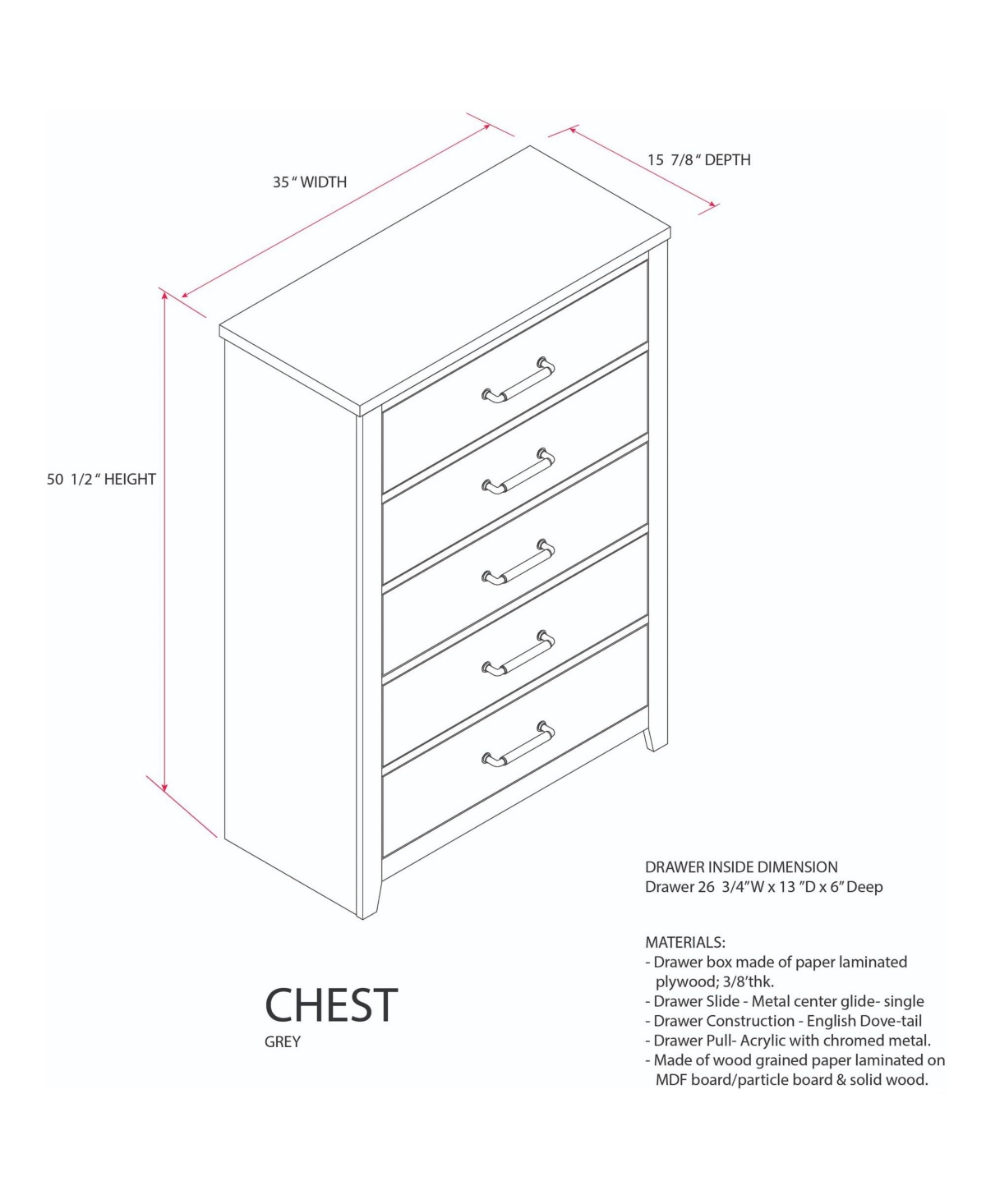 Kings Brand Furniture Harmony 2-Drawer Wooden Side End Table, Nightstand