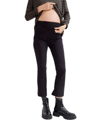 Maternity The Ultimate Over the Bump Crop Flare Legging