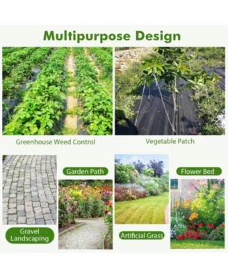 4 x 250 Feet Weed Barrier Landscape Fabric