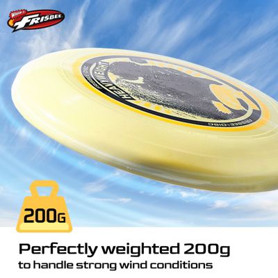 Frisbee Heavyweight 200g, 11 Inch Long Distance and Durable Disc for Outdoor Activities, Stable Flying for Family Fun - 2 Pack