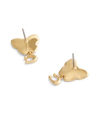 Faux Stone Signature Heritage Butterfly Earrings