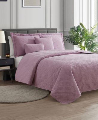 Diamond Embossed 5-Pc. Quilt Set, King/California King
